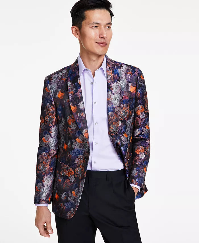 Mens floral sport coat best sale