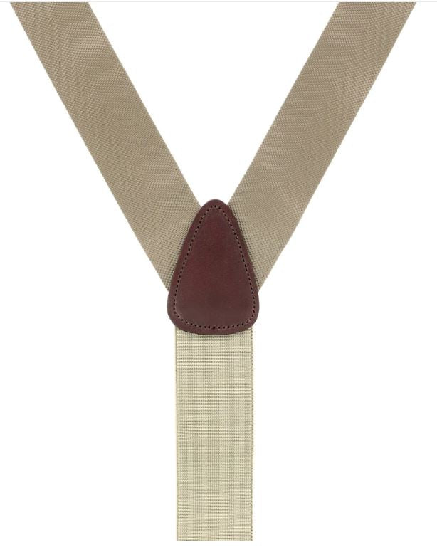 Trafalgar Men's Ransford Square Tonal Neat Formal Silk Braces (Suspenders)