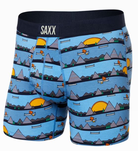SAXX ULTRA BOXER BRIEF- LAZY RIVER BLUE – ESCO CLOTHIERS