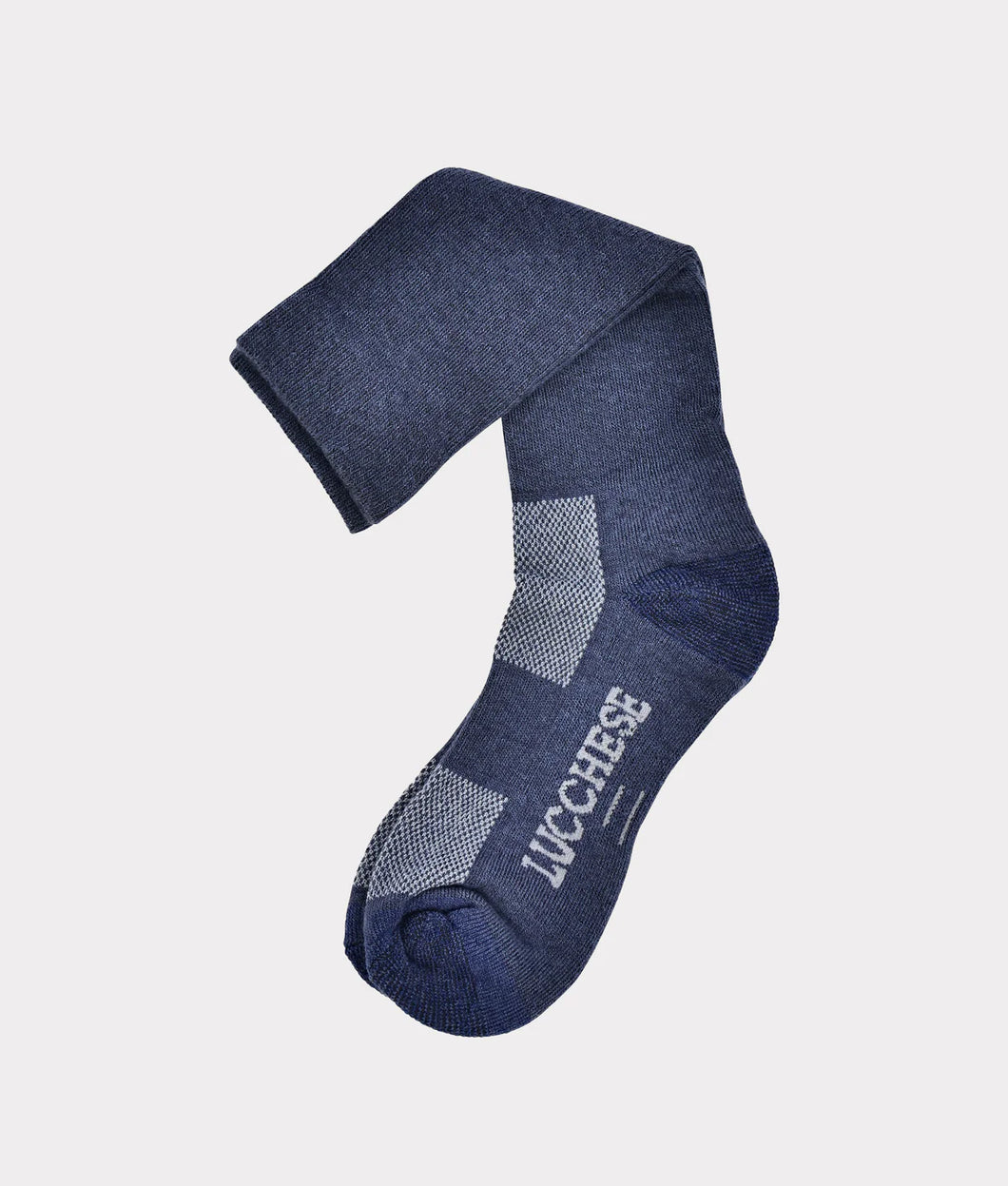 Lucchese Wool Boot Sock (Navy)