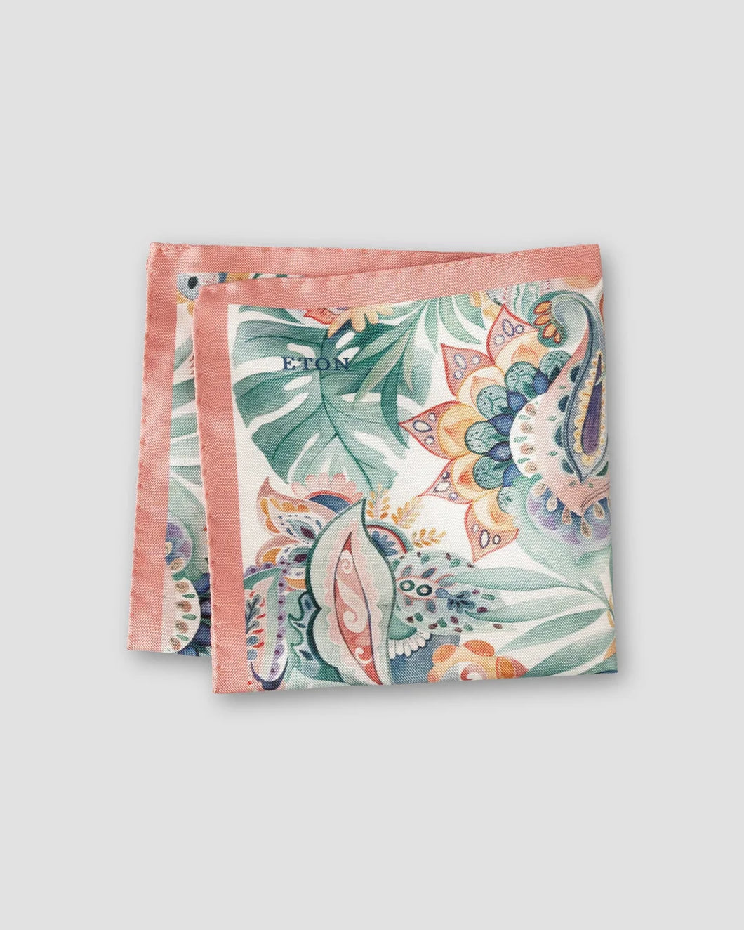 Eton Floral Silk Pocket Square