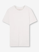 Derek Rose Basel Micro Modal Stretch White T Shirt