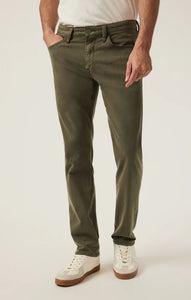 34 HERITAGE Charisma Relaxed Straight Pants (Dark Olive)