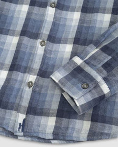 Johnnie-O Roth Featherweight Button Up Shirt - Navy