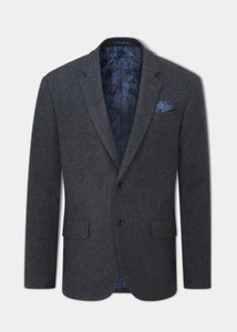 Alan Paine Surrey Tweed Lined Blazer (Blue)