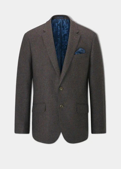 Alan Paine Surrey Tweed Lined Blazer (Bramble)