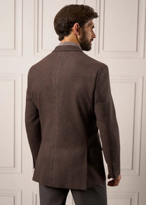 Alan Paine Surrey Tweed Lined Blazer (Bramble)