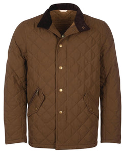 Barbour Shoveler Quilted Jacket (Dark Sand)