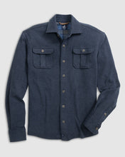 Johnnie-O Briggs Stretch Flannel Lodge Shirt (Navy)