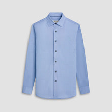 Bugatchi JAMES Geometric OoohCotton Shirt (Cobalt)