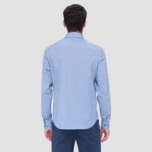 Bugatchi JAMES Geometric OoohCotton Shirt (Cobalt)