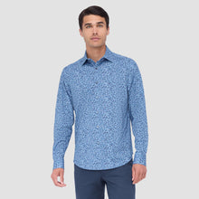 Bugatchi JAMES Leaf Print OoohCotton Shirt