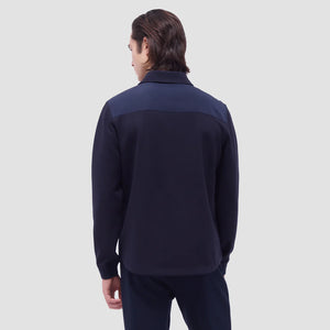 Bugatchi Soft Touch Solid Shirt Jacket (Navy)