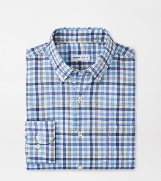 Peter Millar Chambly Crown Lite Cotton-Stretch Sport Shirt (White)