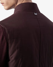 Corneliani Burgundy Quilted Poplin Waistcoat