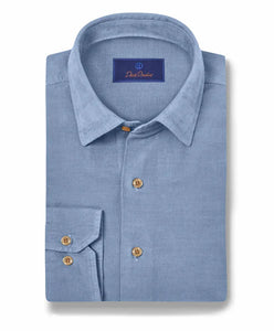 David Donahue Denim Fine Wale Corduroy Shirt