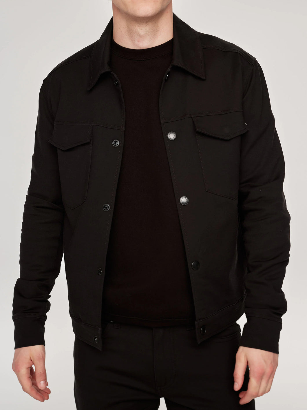 DL 1961 Vaughn Trucker Jacket (Black Onyx)