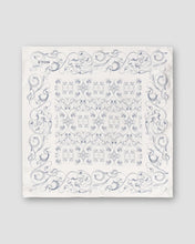 Eton Motif Silk Pocket Square (Pearl)