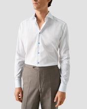 Eton Solid Twill Geometric Effect Shirt (Contemporary Fit)