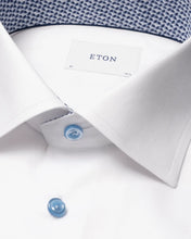 Eton Solid Twill Geometric Effect Shirt (Contemporary Fit)