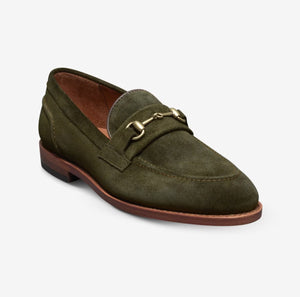 Allen Edmonds Randolph Bit Loafer (Hunting Green Suede)