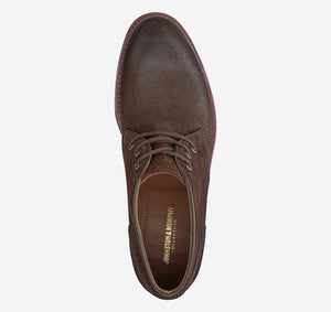 Johnston & Murphy Dudley Chukka Boot (Brown Waxed English Suede)