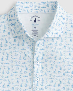 Johnnie-O Herd Printed Top Shelf Performance Polo