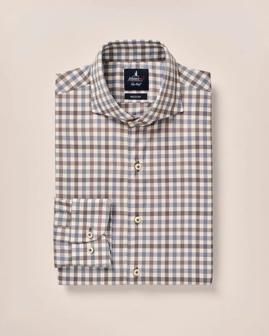 Johnnie-O Beryl Top Shelf Button Up Shirt (Laguna Blue)