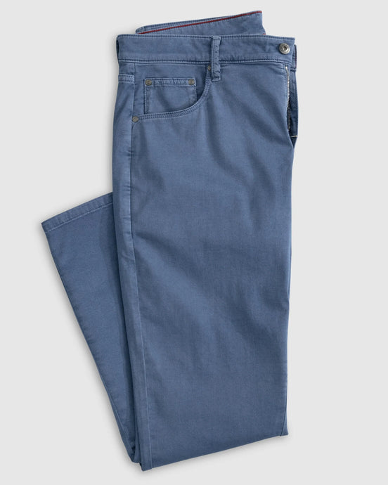 Johnnie-O Carmel Sateen 5-Pocket Pant (Blue Horizon)