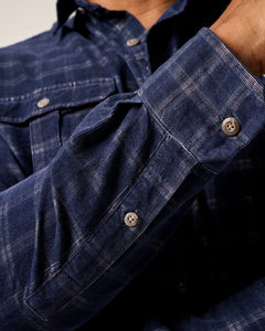 Johnnie-O Shearer Hangin' Out Button Up Shirt (Navy)