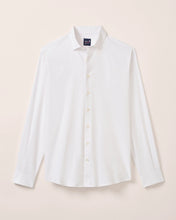 Johnnie-O Travis Performance Button Up Shirt (White)