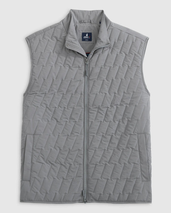 Johnnie-O Belfry Quilted Puffer Vest (Concrete)