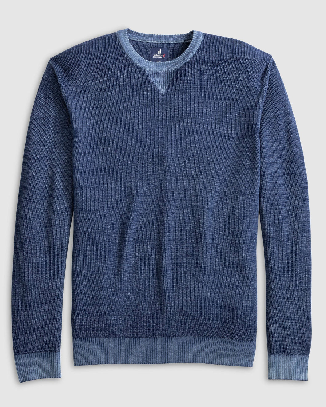 Johnnie-O Burgess Garment-Dyed Crewneck Sweater (Bombay)