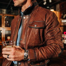 MADISON CREEK OUTFITTERS Sedona Waxed Suede Leather Jacket (Bourbon)