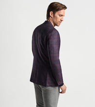 Merlot plaid sportcoat 