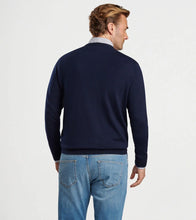 Peter Millar Autumn Crest V-Neck Sweater (Navy)