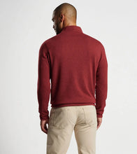 Peter Millar Crown Sweater Fleece Quarter-Zip (Currant)