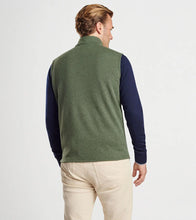 Peter Millar Crown Sweater Fleece Vest (Dark Olive)