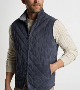 Peter Millar Essex Suede Vest (Galaxy)