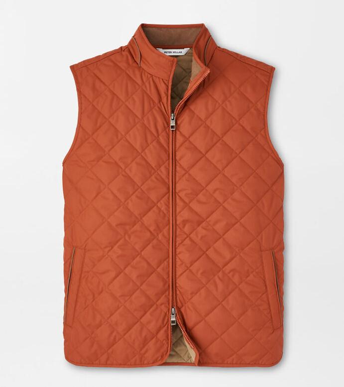 Peter Millar Essex Vest (Burnt Orange)