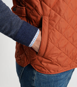 Peter Millar Essex Vest (Burnt Orange)