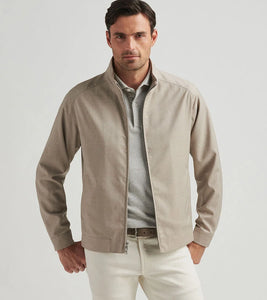 Peter Millar Excursionist Lite Bomber (Dark Sand)