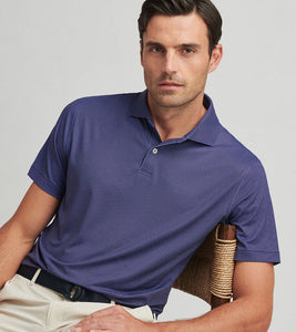 Peter Millar Grovewood Performance Jersey Polo (Navy)