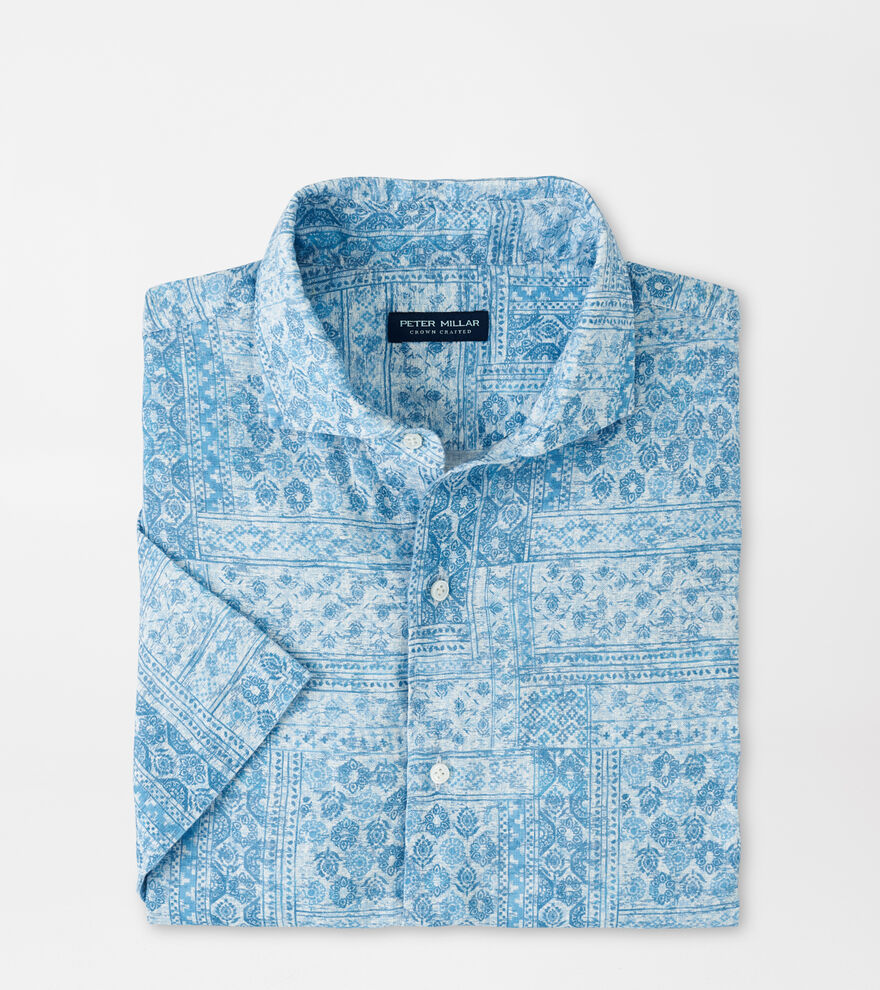 Peter Millar Lian Linen Sport Shirt