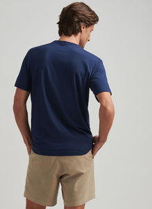 Peter Millar Crown Comfort Pocket Tee (Navy)