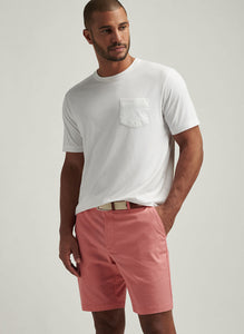 Peter Millar Crown Comfort Pocket Tee (White)