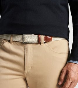 Peter Millar Crown Waxed Braided Belt