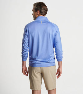 Peter Millar Stealth Delancy Dot Performance Quarter Zip (Elixir)