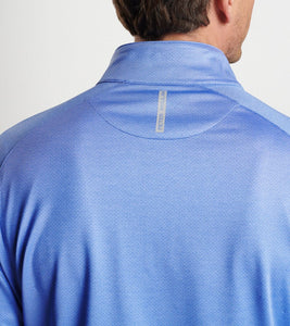 Peter Millar Stealth Delancy Dot Performance Quarter Zip (Elixir)