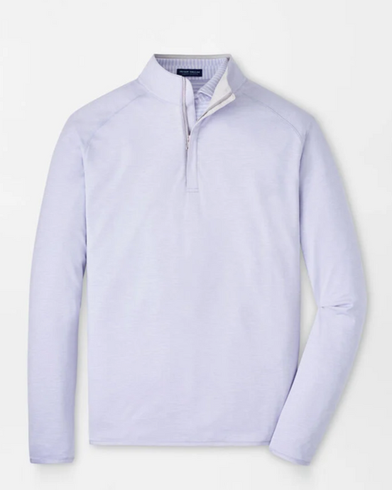 Peter Millar Stealth Performance Quarter-Zip (Lavender Moon)